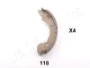 Bremsbackensatz Hinterachse JAPANPARTS GF-118AF