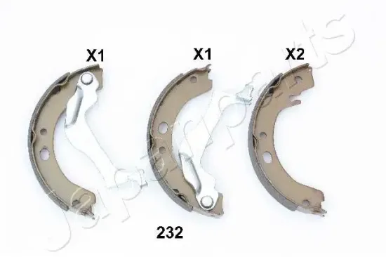 Bremsbackensatz hinten JAPANPARTS GF-232AF Bild Bremsbackensatz hinten JAPANPARTS GF-232AF