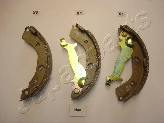Bremsbackensatz Hinterachse JAPANPARTS GF-H05AF