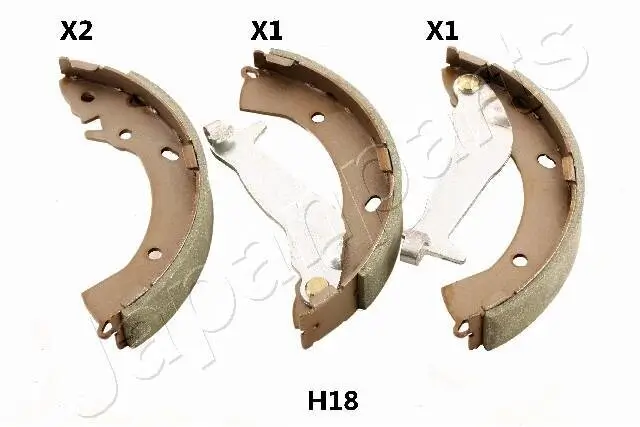 Bremsbackensatz Hinterachse JAPANPARTS GF-H18AF