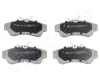 Bremsbelagsatz, Scheibenbremse Vorderachse JAPANPARTS PA-015AF