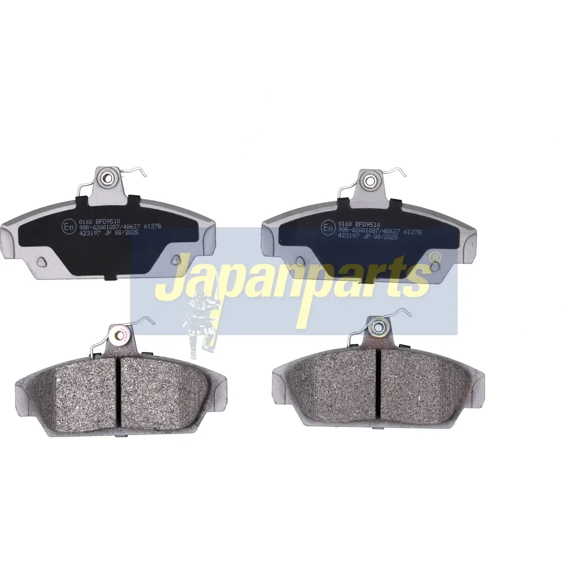 Bremsbelagsatz, Scheibenbremse Vorderachse JAPANPARTS PA-0160AF