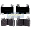 Bremsbelagsatz, Scheibenbremse Vorderachse JAPANPARTS PA-0165AF
