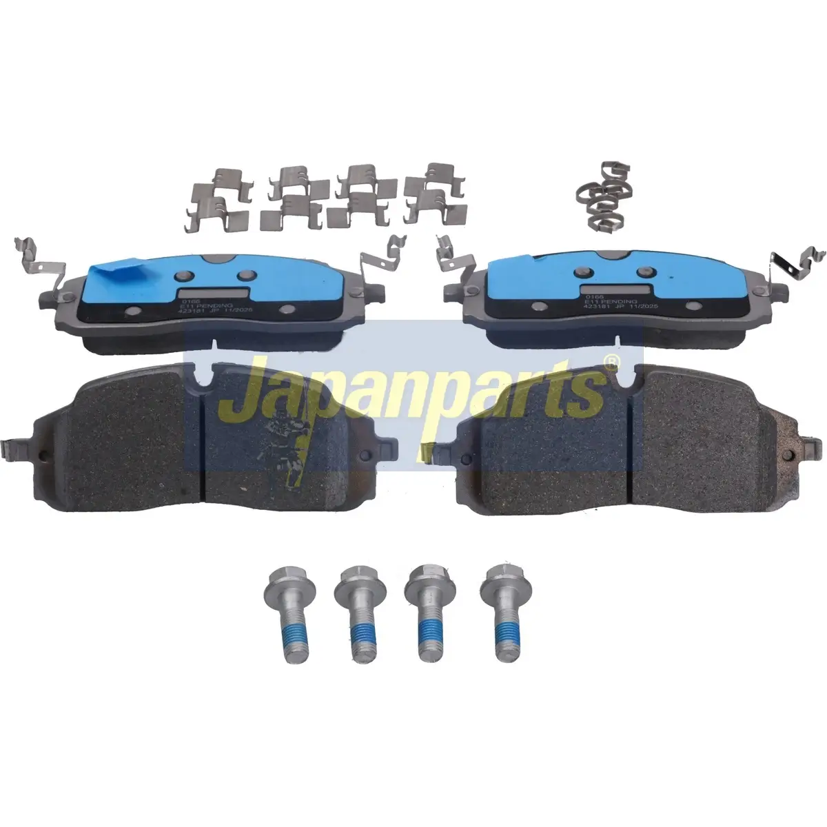Bremsbelagsatz, Scheibenbremse Vorderachse JAPANPARTS PA-0166AF