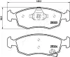 Bremsbelagsatz, Scheibenbremse JAPANPARTS PA-0228AF Bild Bremsbelagsatz, Scheibenbremse JAPANPARTS PA-0228AF