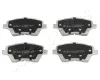 Bremsbelagsatz, Scheibenbremse Vorderachse JAPANPARTS PA-0301AF