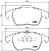 Bremsbelagsatz, Scheibenbremse Vorderachse JAPANPARTS PA-0611AF Bild Bremsbelagsatz, Scheibenbremse Vorderachse JAPANPARTS PA-0611AF