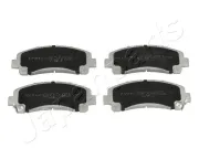 Bremsbelagsatz, Scheibenbremse Vorderachse JAPANPARTS PA-914AF