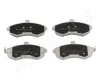 Bremsbelagsatz, Scheibenbremse Vorderachse JAPANPARTS PA-H13AF