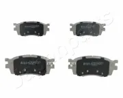 Bremsbelagsatz, Scheibenbremse Vorderachse JAPANPARTS PA-K12AF