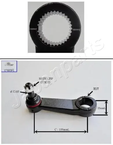Lenkhebel Vorderachse JAPANPARTS PI-H00 Bild Lenkhebel Vorderachse JAPANPARTS PI-H00