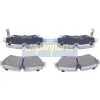 Bremsbelagsatz, Scheibenbremse Hinterachse JAPANPARTS PP-0038AF