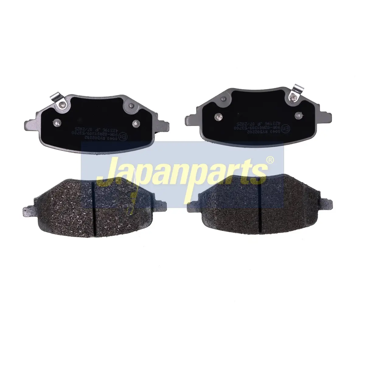 Bremsbelagsatz, Scheibenbremse Hinterachse JAPANPARTS PP-0040AF