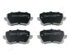 Bremsbelagsatz, Scheibenbremse Hinterachse JAPANPARTS PP-0904AF Bild Bremsbelagsatz, Scheibenbremse Hinterachse JAPANPARTS PP-0904AF