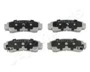 Bremsbelagsatz, Scheibenbremse Hinterachse JAPANPARTS PP-125AF