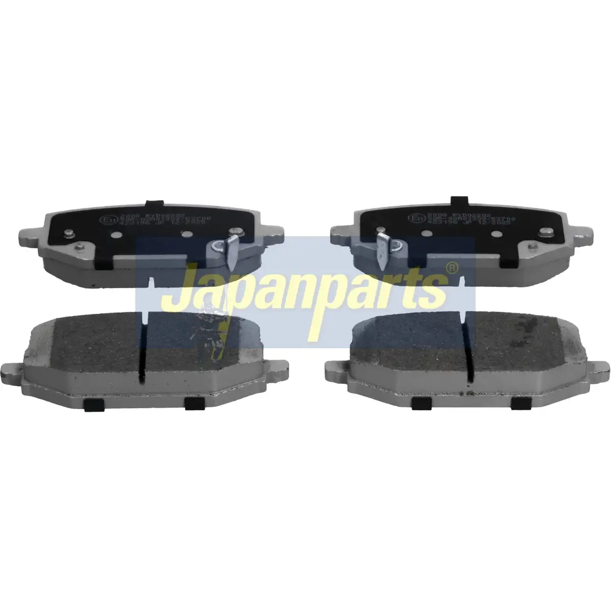 Bremsbelagsatz, Scheibenbremse Hinterachse JAPANPARTS PP-2008AF