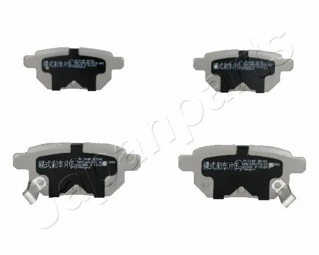 Bremsbelagsatz, Scheibenbremse Hinterachse JAPANPARTS PP-214AF