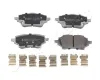 Bremsbelagsatz, Scheibenbremse Hinterachse JAPANPARTS PP-263AF