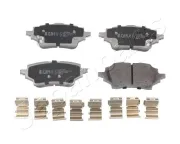 Bremsbelagsatz, Scheibenbremse Hinterachse JAPANPARTS PP-263AF