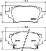 Bremsbelagsatz, Scheibenbremse Hinterachse JAPANPARTS PP-263AF Bild Bremsbelagsatz, Scheibenbremse Hinterachse JAPANPARTS PP-263AF