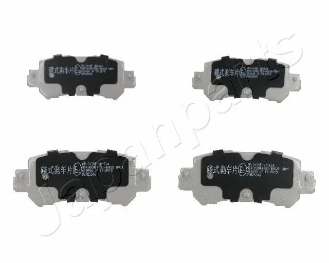Bremsbelagsatz, Scheibenbremse Hinterachse JAPANPARTS PP-313AF