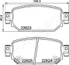Bremsbelagsatz, Scheibenbremse Hinterachse JAPANPARTS PP-321AF Bild Bremsbelagsatz, Scheibenbremse Hinterachse JAPANPARTS PP-321AF