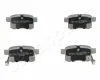 Bremsbelagsatz, Scheibenbremse Hinterachse JAPANPARTS PP-410AF