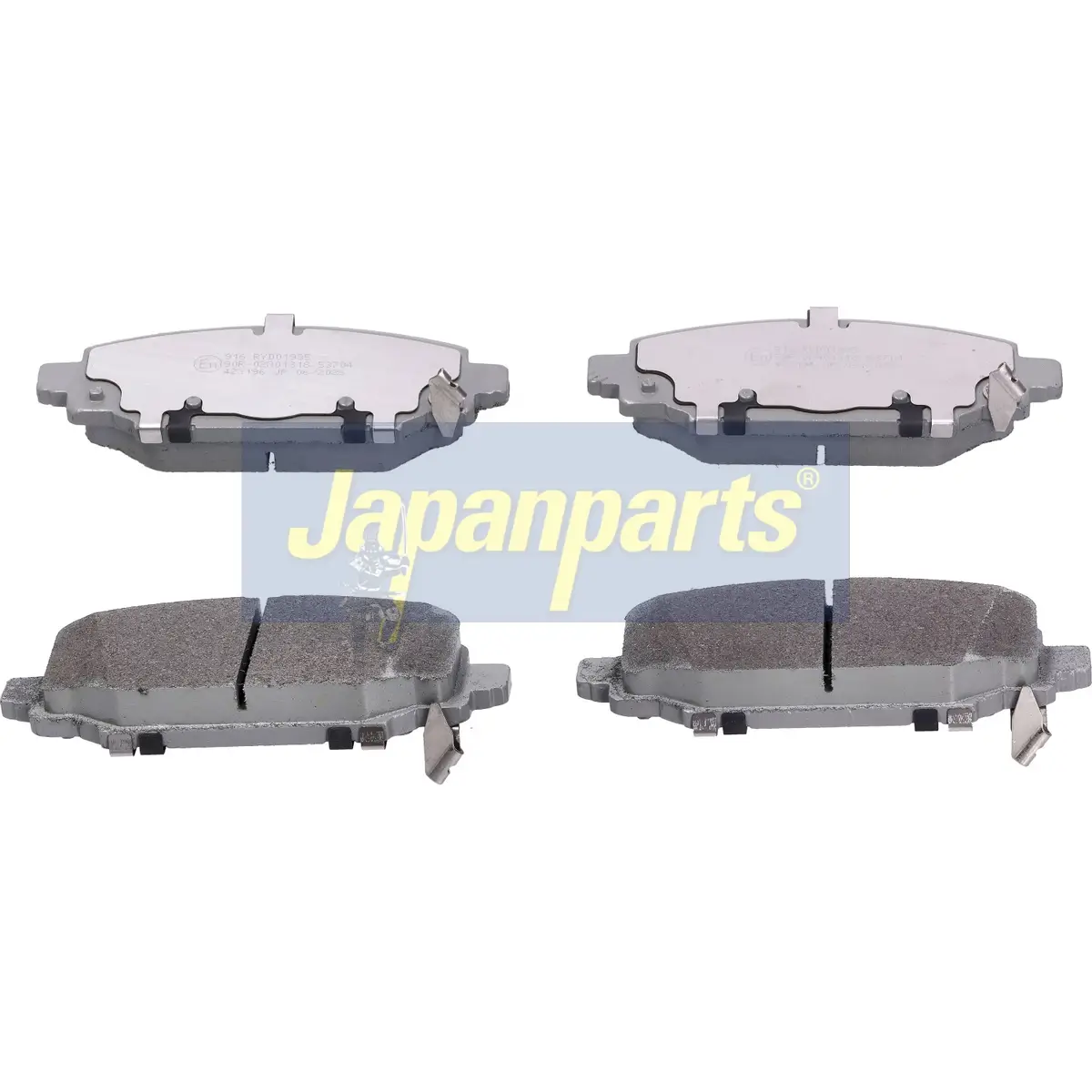 Bremsbelagsatz, Scheibenbremse Hinterachse JAPANPARTS PP-916AF