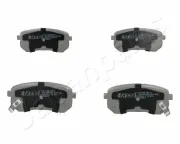 Bremsbelagsatz, Scheibenbremse Hinterachse JAPANPARTS PP-K04AF