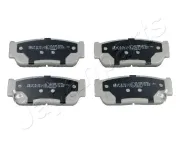 Bremsbelagsatz, Scheibenbremse Hinterachse JAPANPARTS PP-S02AF