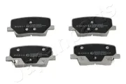 Bremsbelagsatz, Scheibenbremse Hinterachse JAPANPARTS PP-S03AF
