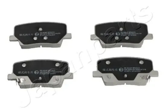Bremsbelagsatz, Scheibenbremse Hinterachse JAPANPARTS PP-S03AF Bild Bremsbelagsatz, Scheibenbremse Hinterachse JAPANPARTS PP-S03AF