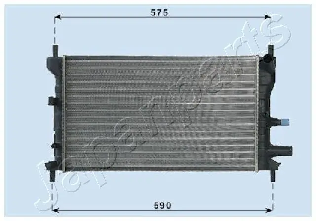 Kühler, Motorkühlung JAPANPARTS RDA053060