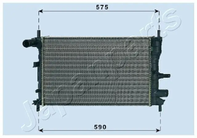 Kühler, Motorkühlung JAPANPARTS RDA053062