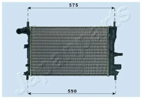 Kühler, Motorkühlung JAPANPARTS RDA053062 Bild Kühler, Motorkühlung JAPANPARTS RDA053062