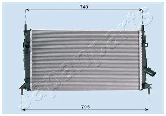 Kühler, Motorkühlung JAPANPARTS RDA053081