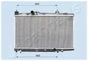 Kühler, Motorkühlung JAPANPARTS RDA153009