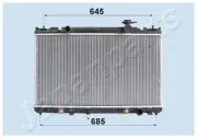 Kühler, Motorkühlung JAPANPARTS RDA153118