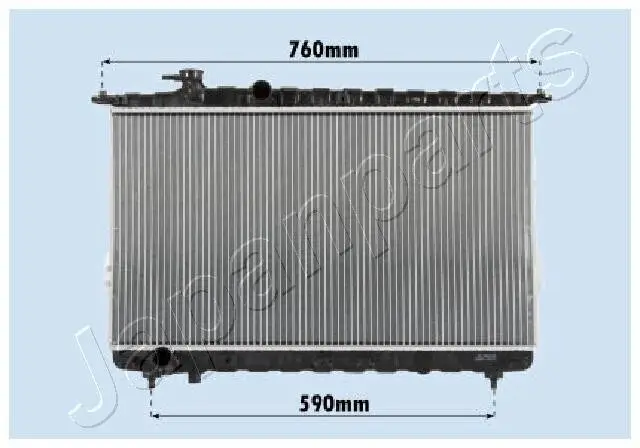 Kühler, Motorkühlung JAPANPARTS RDA283095