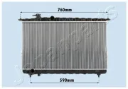 Kühler, Motorkühlung JAPANPARTS RDA283095