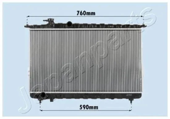 Kühler, Motorkühlung JAPANPARTS RDA283095 Bild Kühler, Motorkühlung JAPANPARTS RDA283095