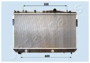 Kühler, Motorkühlung JAPANPARTS RDA313021