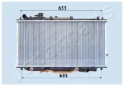 Kühler, Motorkühlung JAPANPARTS RDA333007