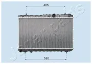 Kühler, Motorkühlung JAPANPARTS RDA333033