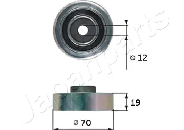 Umlenk-/Führungsrolle, Keilrippenriemen JAPANPARTS RP-815