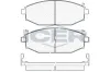 Bremsbelagsatz, Scheibenbremse ICER 141272