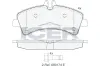 Bremsbelagsatz, Scheibenbremse ICER 141849