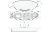 Bremsbelagsatz, Scheibenbremse ICER 180776