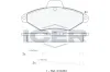 Bremsbelagsatz, Scheibenbremse ICER 180920