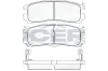 Bremsbelagsatz, Scheibenbremse ICER 180981